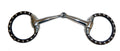 AJ Tack Silver Dot Sweet Iron Snaffle Miniature Horse Bit