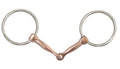 AJ Tack Copper Mouth Loose Ring Snaffle Bit