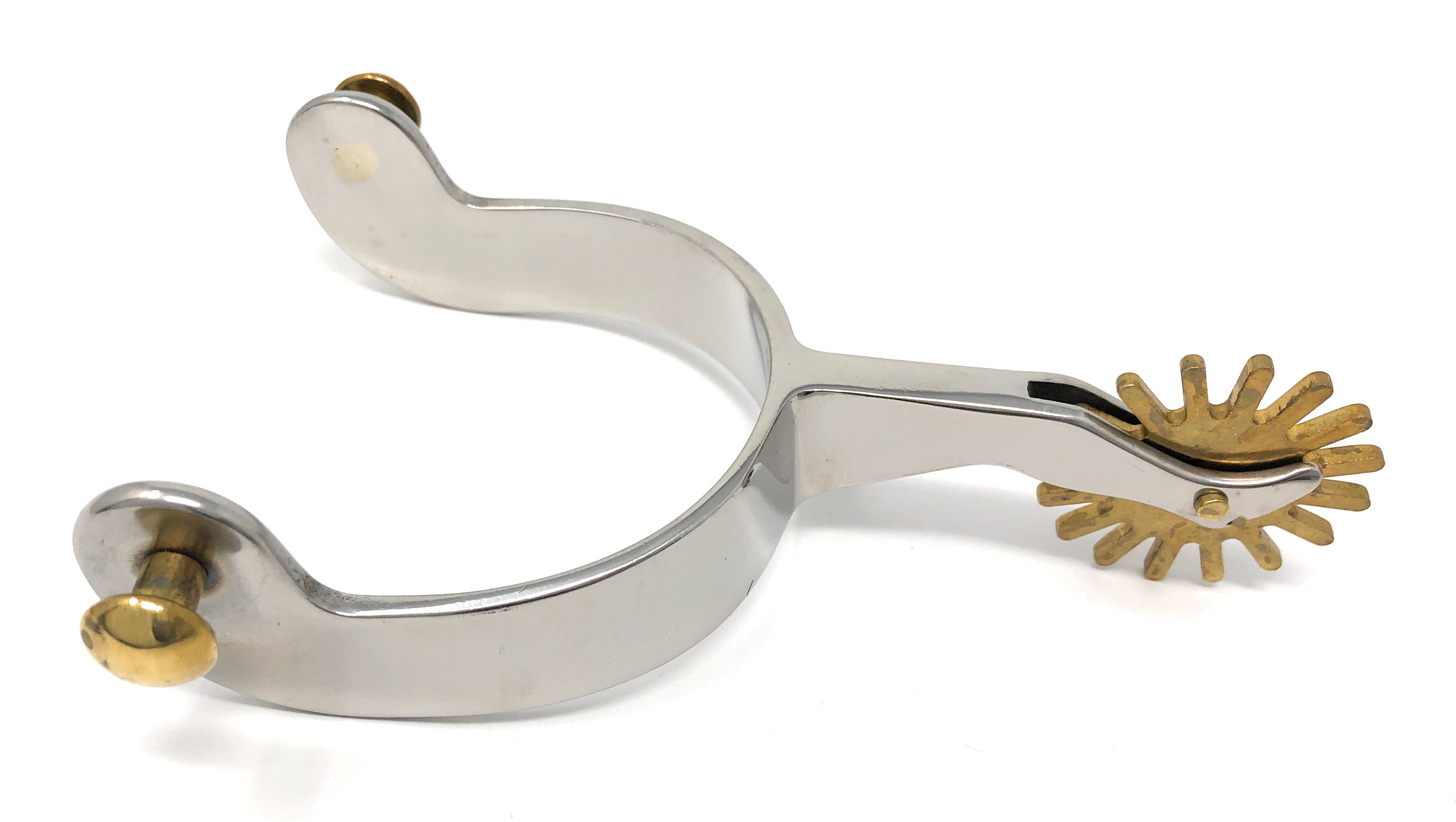 AJ Tack Men's Gal Leg Engraved Spurs