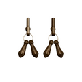 AJ Tack Antique Brown Jingle Bobs