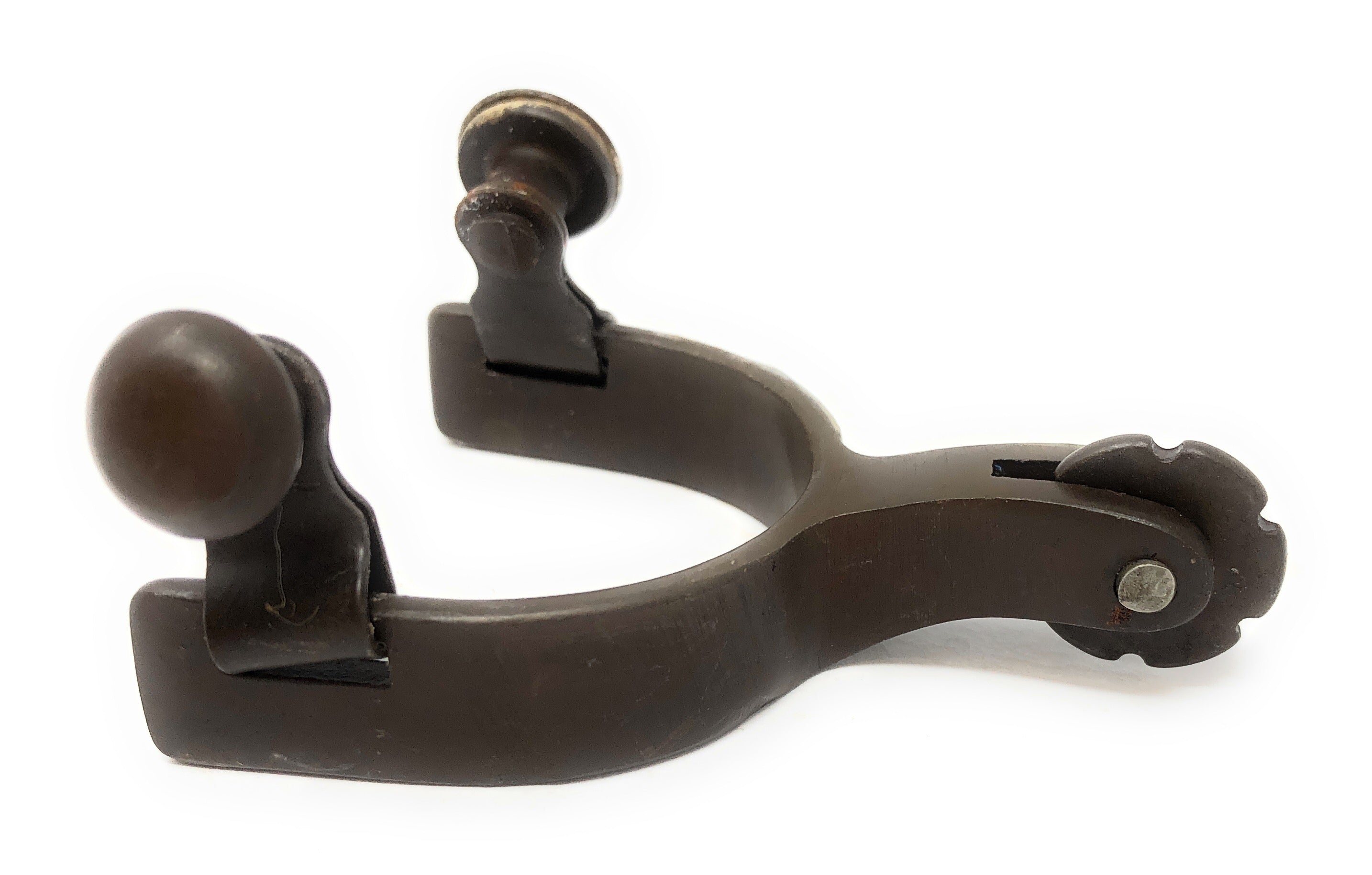 AJ Tack Baby Antique Brown Three Cross Spurs