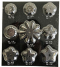AJ Tack 9 Pairs Rowel Card Pack