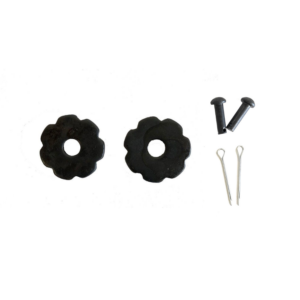 AJ Tack 7 Point Rosebud Rowel Package