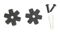 AJ Tack 1 1/4" Blunt 6 Point Rowel Package