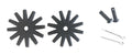 AJ Tack 1 5/8" 12 Point Rowel Package