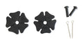 AJ Tack 1 3/8" Cloverleaf Rowel Package