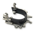AJ Tack Ladies Black Horizontal Rowels Bumper Spurs