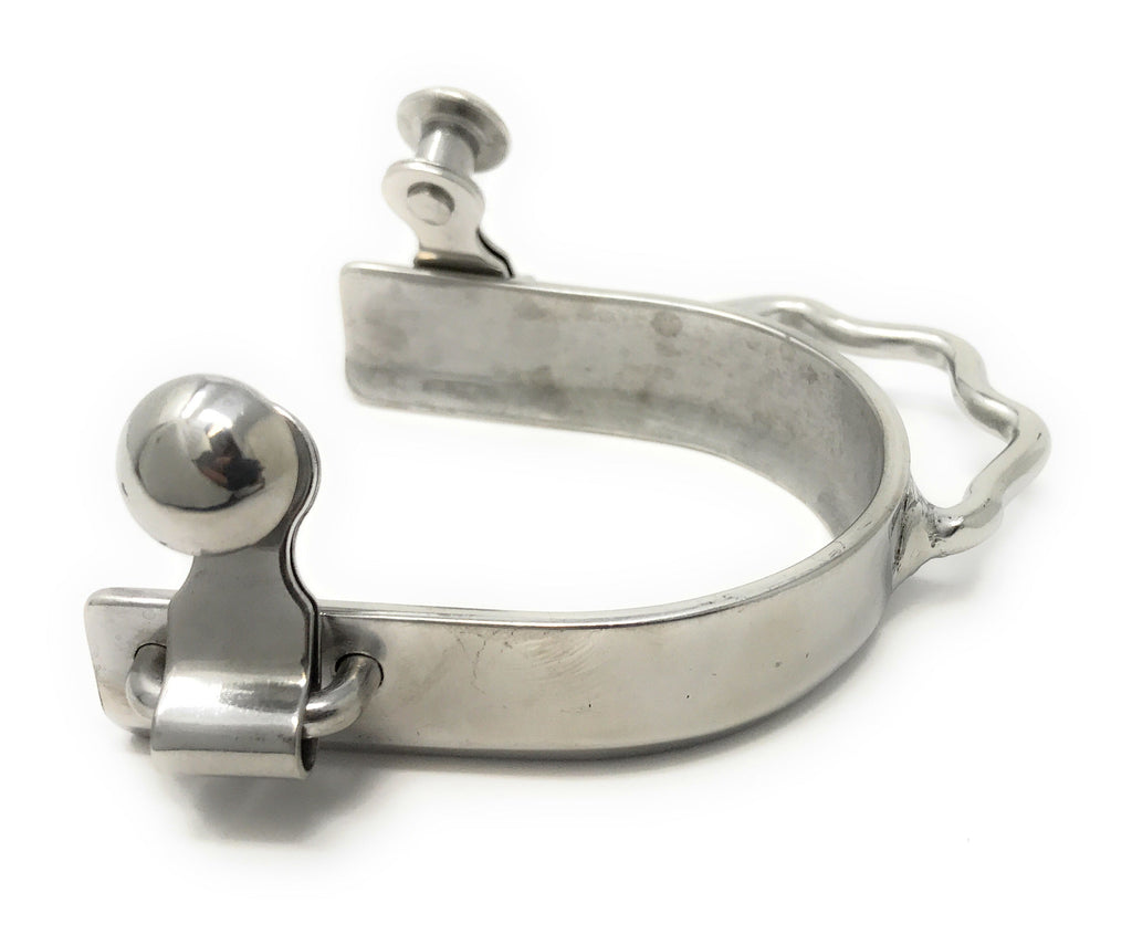 AJ Tack Men's Stainless Steel Bumper Spurs