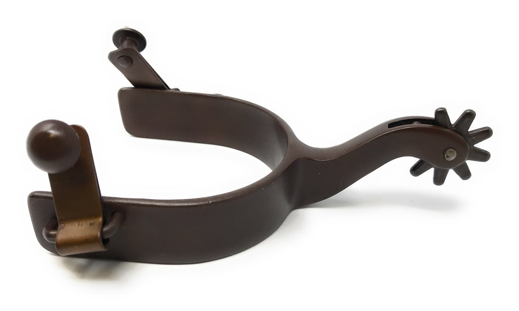AJ Tack Men's Praying Cowboy Spurs with Copper Cross
