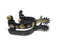 AJ Tack Men's Antique Brown Stars and Flowers Spurs