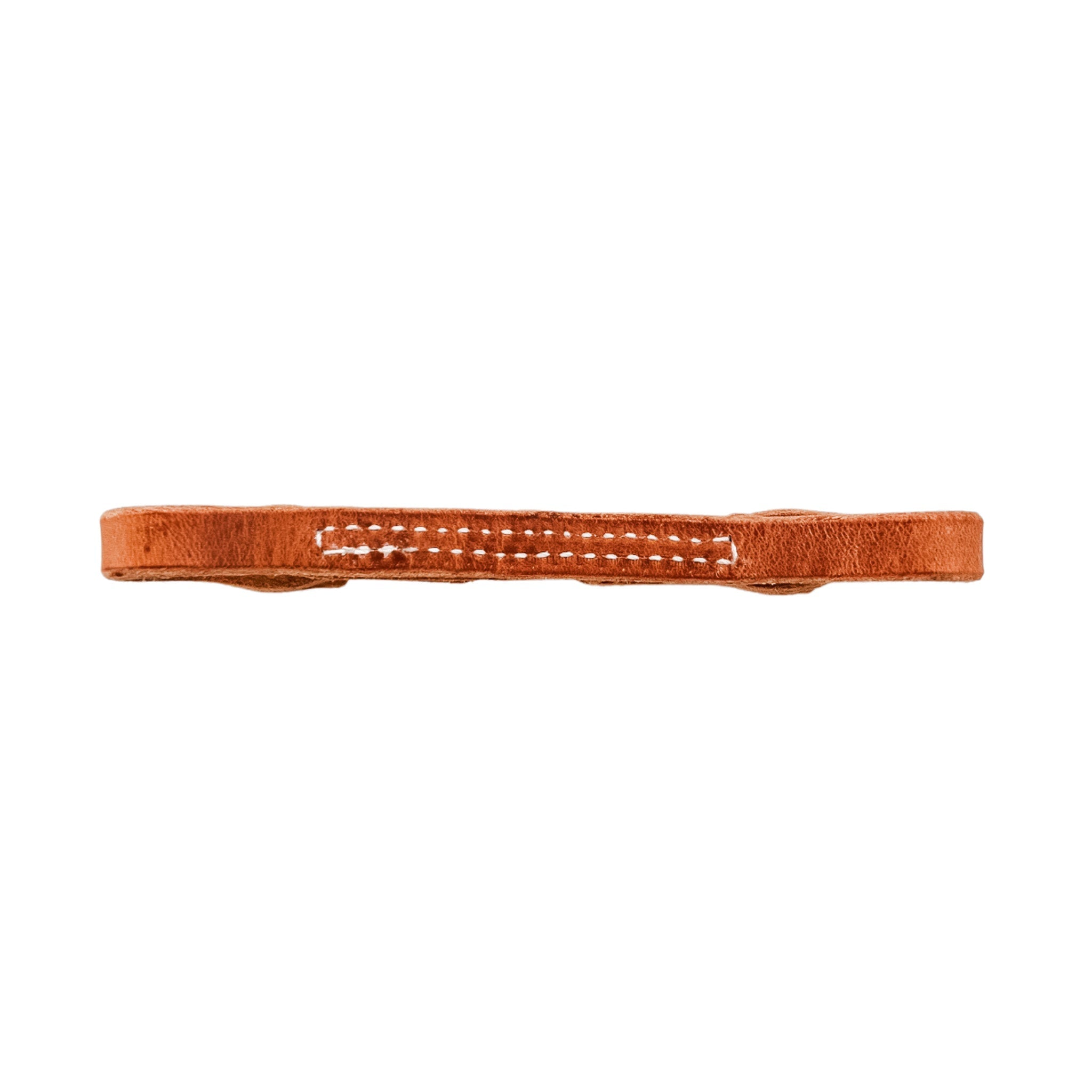 AJ Tack Harness Leather 2 Button Curb Strap